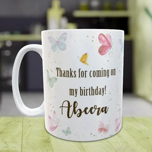 Personalized Thanks for Coming Mug