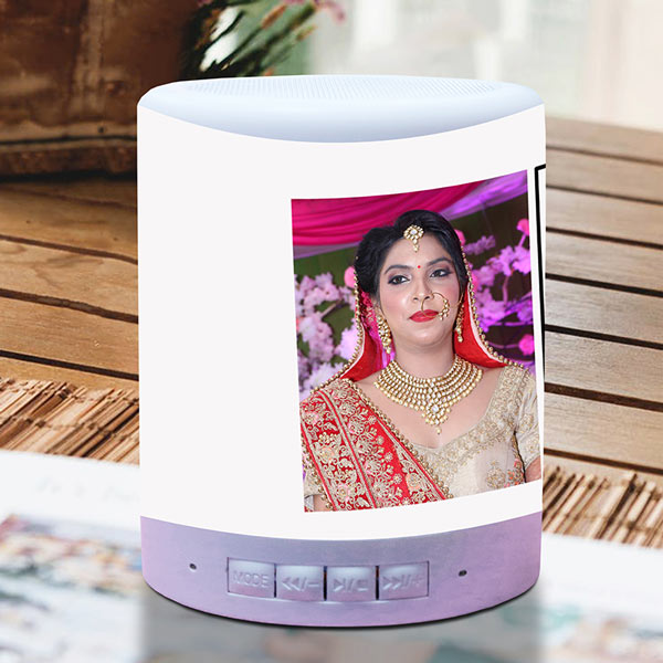 personalized photo bluetooth speaker