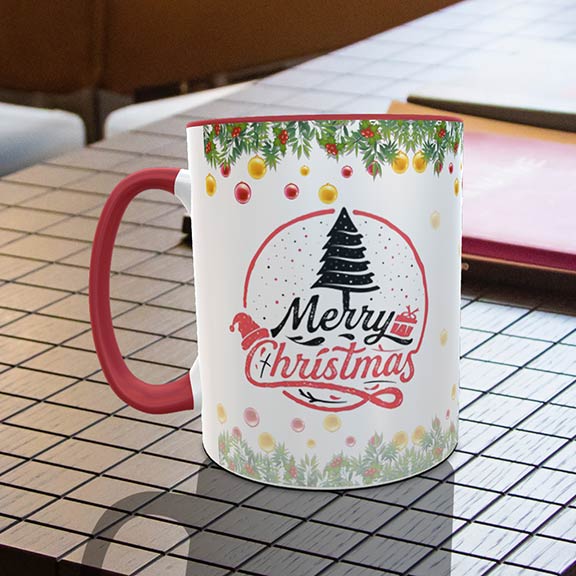 personalized christmas mug