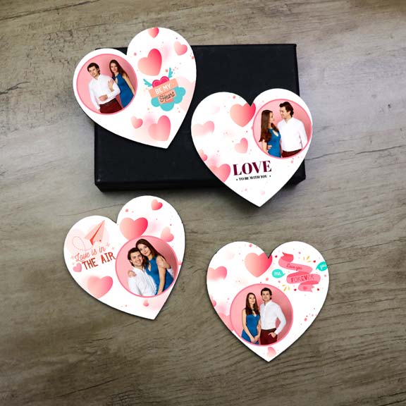 Magnetic Stickers, Magnet Heart, Fridge Heart, Decor