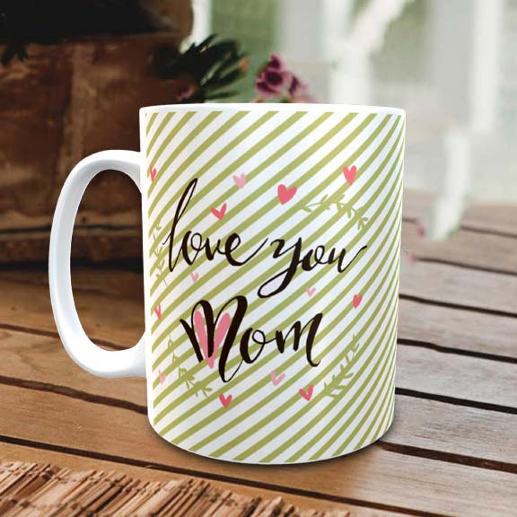 Love You Mom Personalized Mug