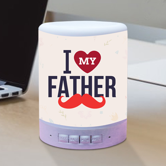 Personalized I Love My Father BT Lamp Speaker