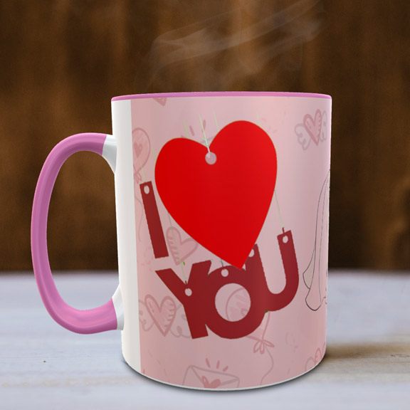 Personalized I Love You Mug