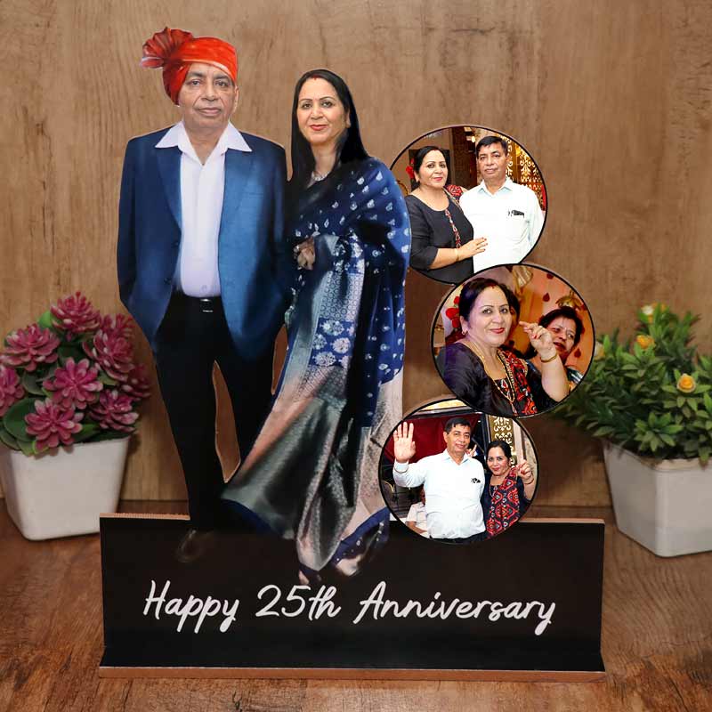 Personalized Anniversary Wishes Wooden Cutout