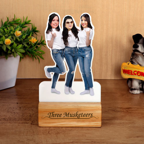 Personalized Three Musketeers Caricature