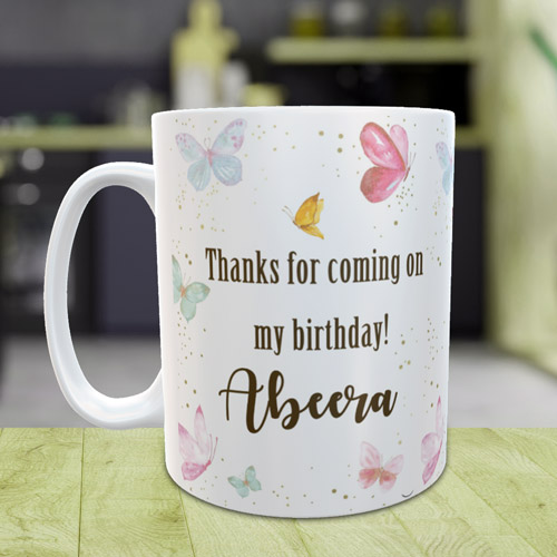 Personalized Thanks for Coming Mug