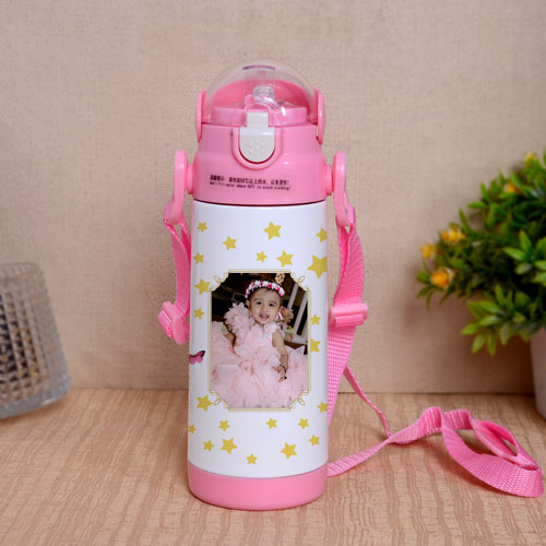 Personalized Photo Thermostat Sipper Bottle