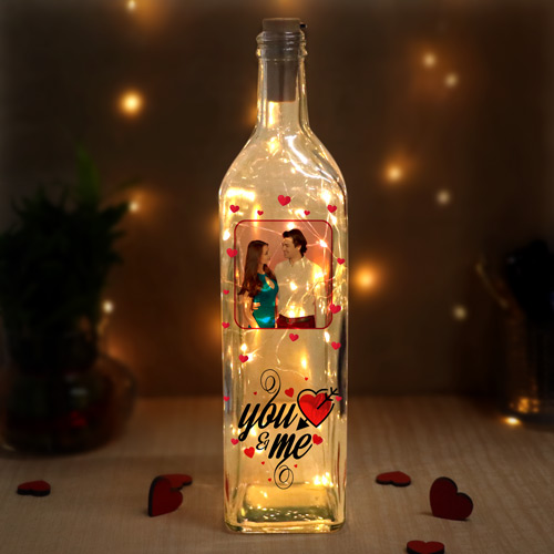 Personalized You N Me Bottle Lamp