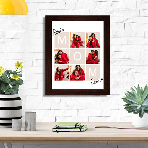Best Mom Ever Personalized Photo Frame