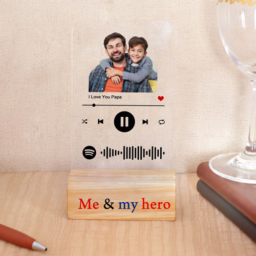 Personalized Spotify Frame for Dad