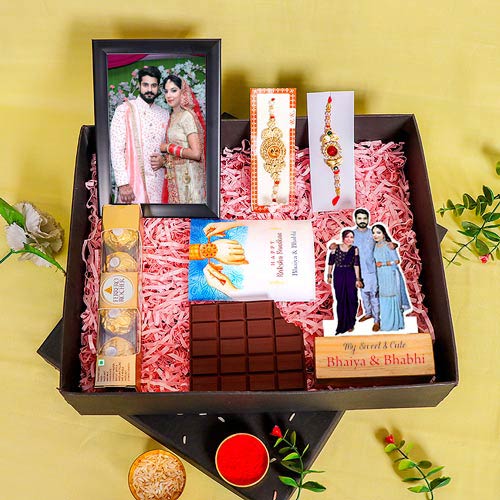 Me N Bhaiya Bhabhi Personalized Gift hamper