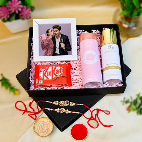 Personalized Rakhi Gift Hamper for Couple