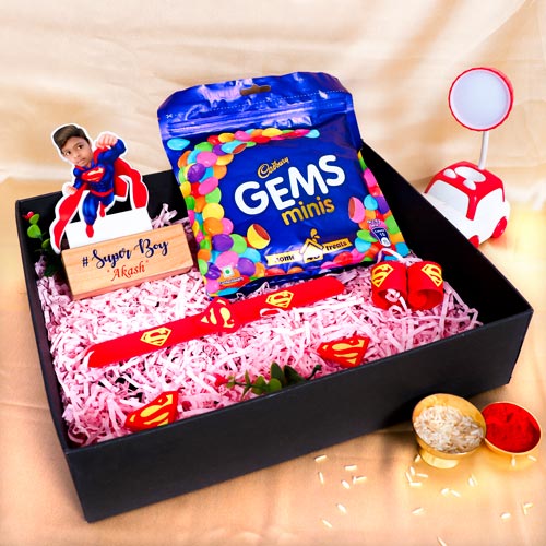 Super Boy Rakhi Gift Hamper