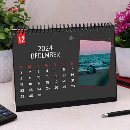 Personalized Calendar in Blue Theme