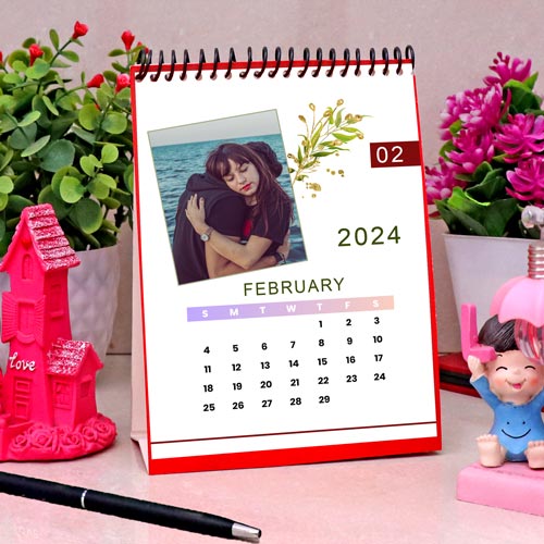 Leaves Printed Personalized Calendar