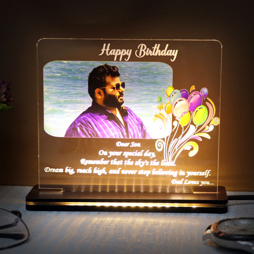 Personalized Birthday LED Lamp