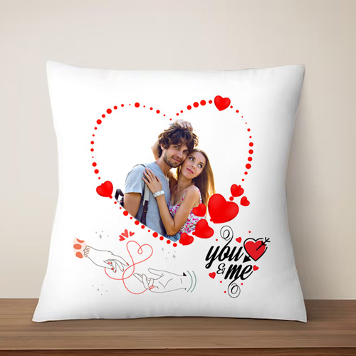 You and me Personalized Cushion