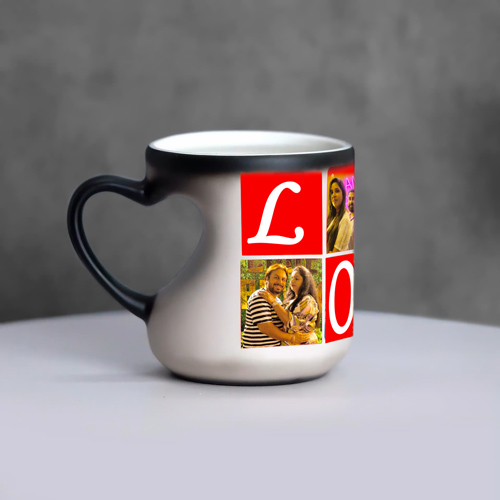 Loving Couple Personalized Magic Mug