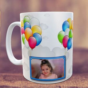 Birthday Balloons Personalized Mug