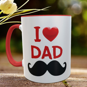 I Love You Dad Personalized Mug