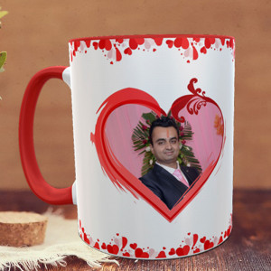 I Love You by Heart Personalized Mug