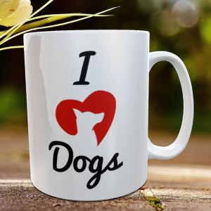 I Love Dog Personalized Mug