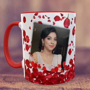 Rose Petals Personalized Mug