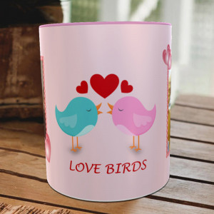 Love Birds Couple Personalized Mug