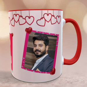 Hanging Hearts I Love U Personalized Mug