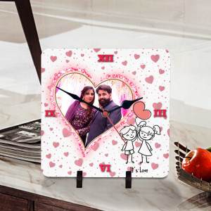 Its Love Personalized Clock