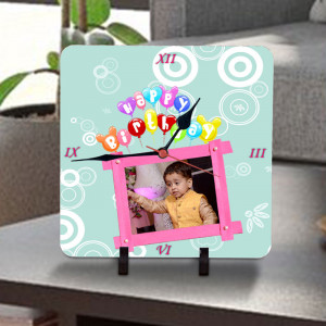 Birthday Wishes Personalized Clock