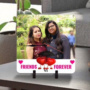 Friends Forever Personalized Clock