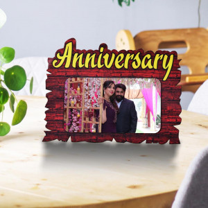 Personalized Anniversary Wooden Photo Frame