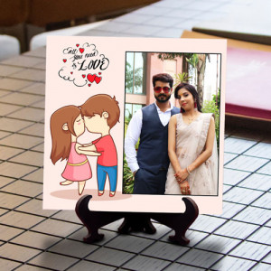 All You Need Love Personalized Tile