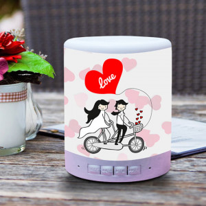 Personalized My Love Touch Lamp Bluetooth Speaker