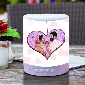 Personalized You N Me Touch Lamp Speaker