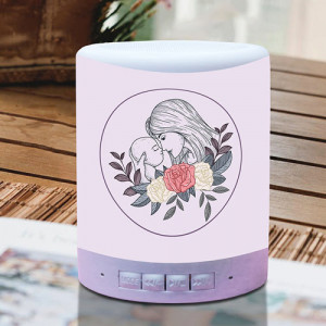 Personalized Mothers Day Wishes Lamp Speaker