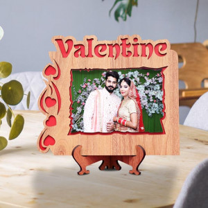 Valentine Wishes Wooden Frame