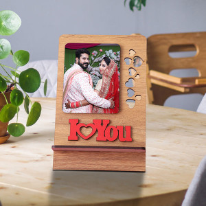 Personalized I Love You Wooden Frame