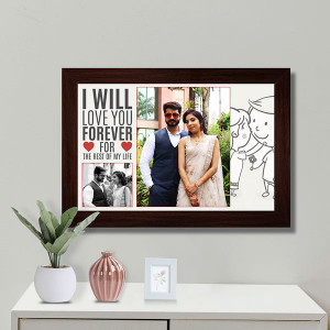 I Love you Forever Personalized Frame