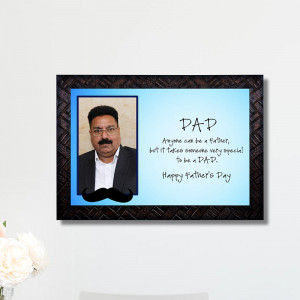 Happy Fathers Day Personalized Frame