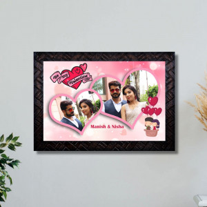 Be My Valentine Personalized Frame