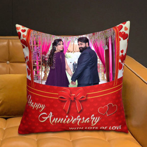 Personalized Anniversary Wishes Cushion