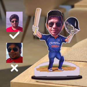 Best Cricketer Ever Bobble Head Caricature