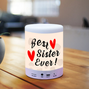 Personalized Best Sister Ever BT Lamp Speaker