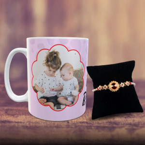 Personalized My Sweet Bro Mug Rakhi Combo