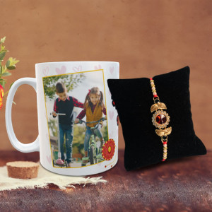 Personalized Mera Payara Bhai Mug Rakhi Combo