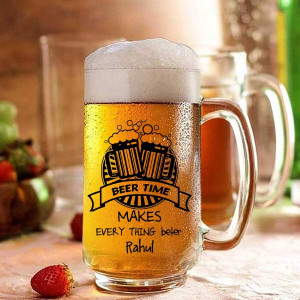 Beer Time Personalized Beer Mug