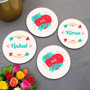 Me and You Personalized Coaster set