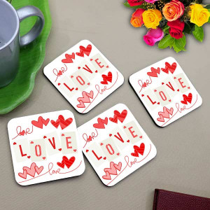 Designer Love Coaster Set